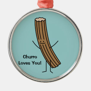 Churro Loves You! Metal Tree Decoration