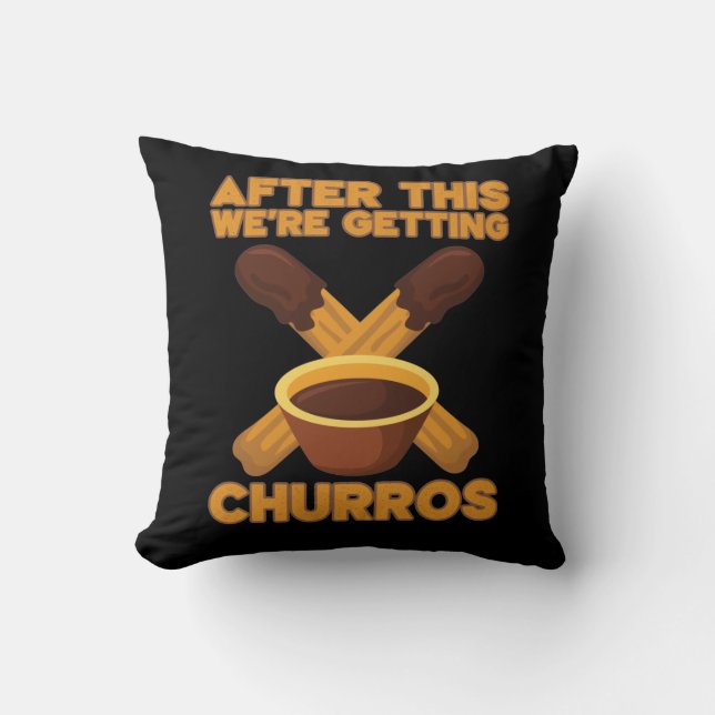 Churros Cinco De Mayo pastry snack Churro lover Cushion (Front)