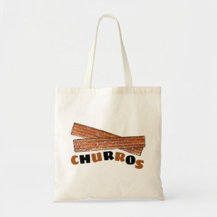 CHURROS Spanish Portuguese Fried Churro Pastry Tote Bag
