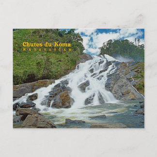 Chutes du Koma, Madagascar Postcard