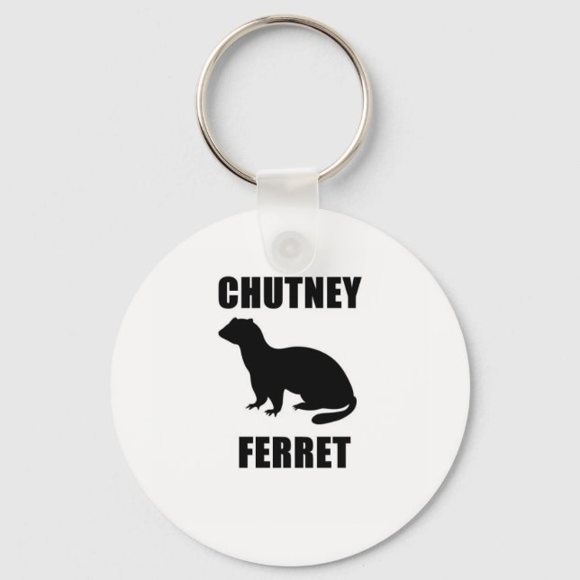 Chutney Ferret Key Ring (Front)