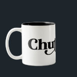 Chutzpah Yiddish Humour Two-Tone Coffee Mug<br><div class="desc">The perfect mug for any Jewish home! This makes a great housewarming,  birthday or Hanukkah gift as well.</div>