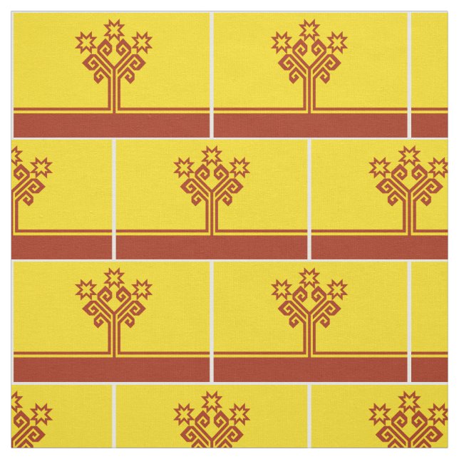 Chuvashia Flag Fabric (Swatch)