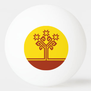 Chuvashia Flag Ping Pong Ball