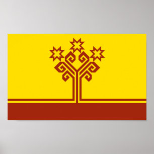 Chuvashia Flag Poster