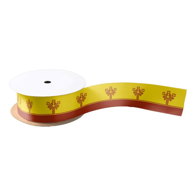 Chuvashia Flag Satin Ribbon (Spool)