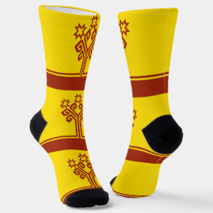 Chuvashia Flag Socks