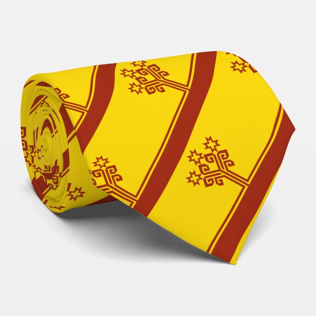 Chuvashia flag tie (Rolled)