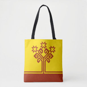 Chuvashia Flag Tote Bag