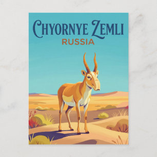 Chyornye Zemli National Park Russia Postcard