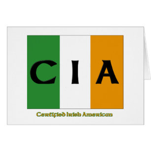 CIA Certified Irish American