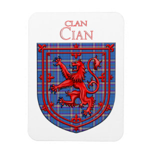 Cian of Ely Tartan Scottish Plaid Magnet