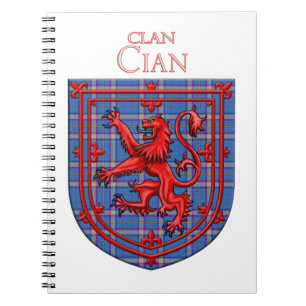 Cian of Ely Tartan Scottish Plaid Notebook