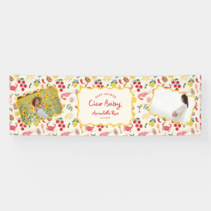 Ciao Baby Baby Shower Personalised Italian Banner