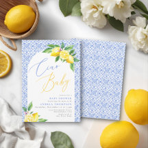 Ciao Baby Bambino Lemon Italian Baby Shower