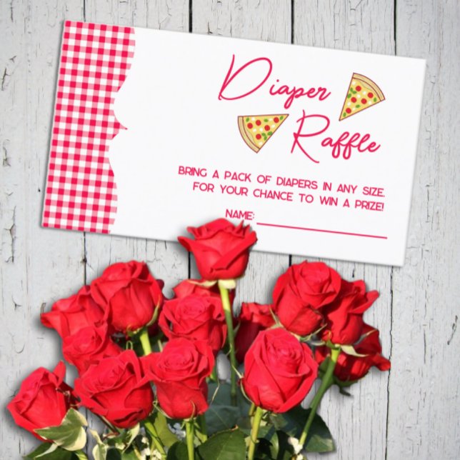 Ciao Baby Italian Baby Shower Diaper Raffle Enclosure Card (Creator Uploaded)