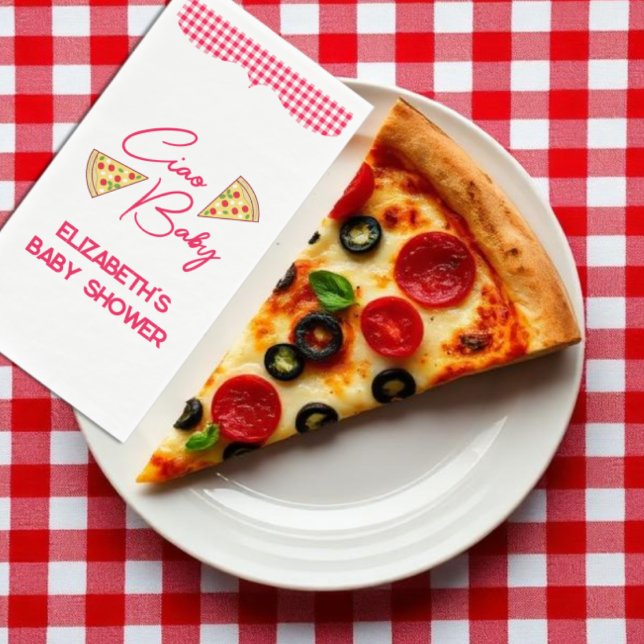 Ciao Baby Italian Baby Shower Napkin (Creator Uploaded)