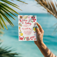 Ciao Baby Italian Baby Shower Pink Red Italian