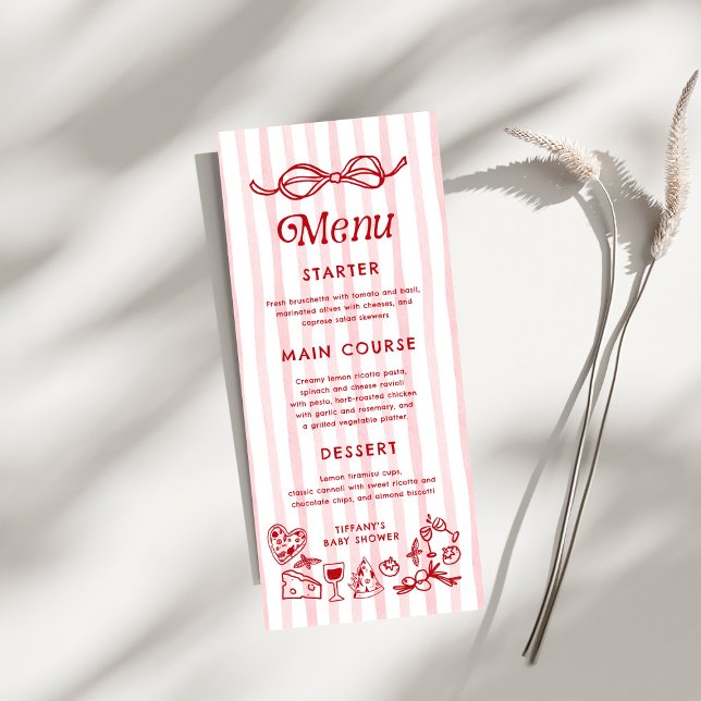 Ciao Baby  Italian Lemons Baby Shower Menu (Creator Uploaded)