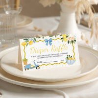 Ciao Baby Lemon Diaper Raffle Tickets