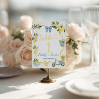Ciao Baby Lemon Italian Table Numbers