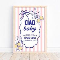 CIAO BABY Lemon Mediterranean Amalfi Baby Shower 