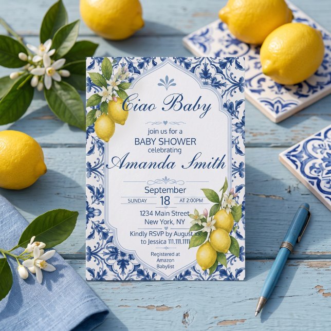 Ciao Baby Shower Invitation  (Creator Uploaded)