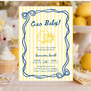 Ciao Bambino Italian Baby Shower Invitation