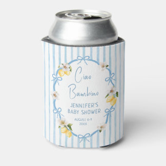 Ciao Bambino Lemon Italian Summer Baby Shower Can Cooler