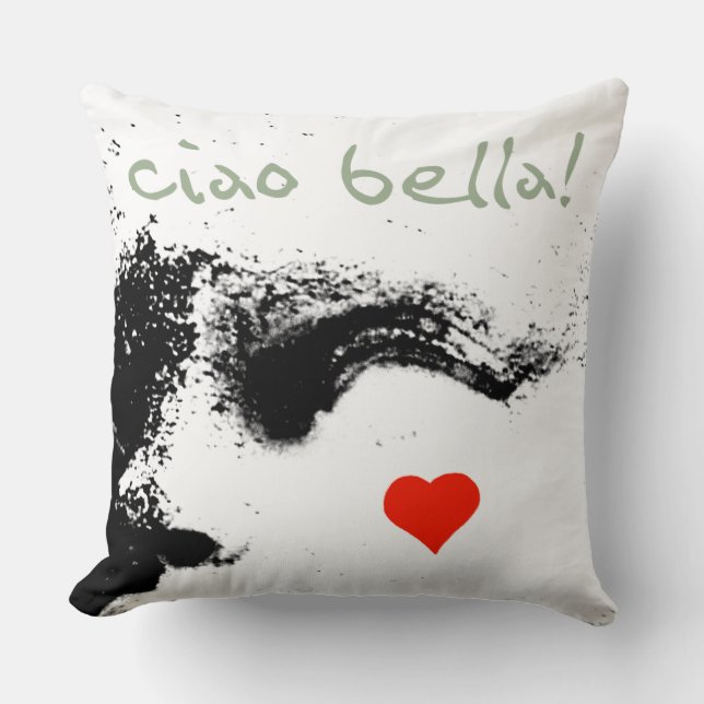 ciao bella! cushion (Front)