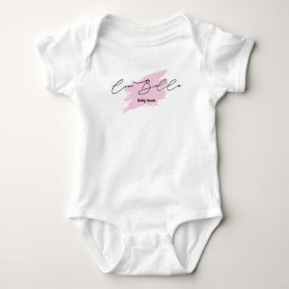 Ciao Bella Italian Brush Stroke Baby Name T-Shirt Bodysuit
