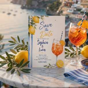 Ciao Bella Italian Lemon Save the Date  Invitation