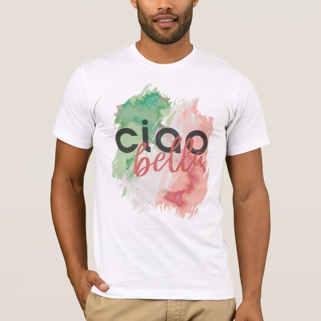 ciao bella italy men's tee (Front)