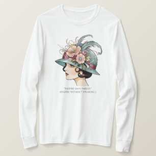 Ciao Bella – La Muse Art Deco French Lady T-Shirt