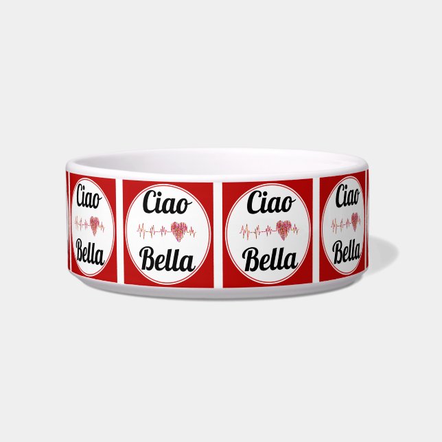 Ciao Bella Pet Bowl (Front)