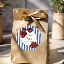 Ciao bella tomato Italian bridal shower favor