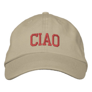 Ciao embroidered cap