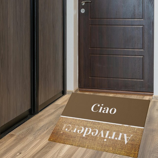 Ciao   - greetings in Italian no5 Doormat (Creator Uploaded)