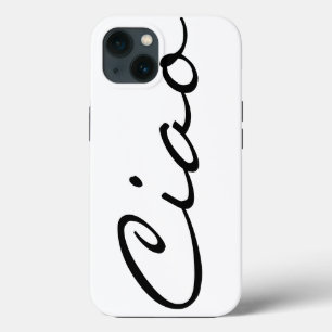 Ciao hello Italian funny hipster trendy modern Cas iPhone 13 Case