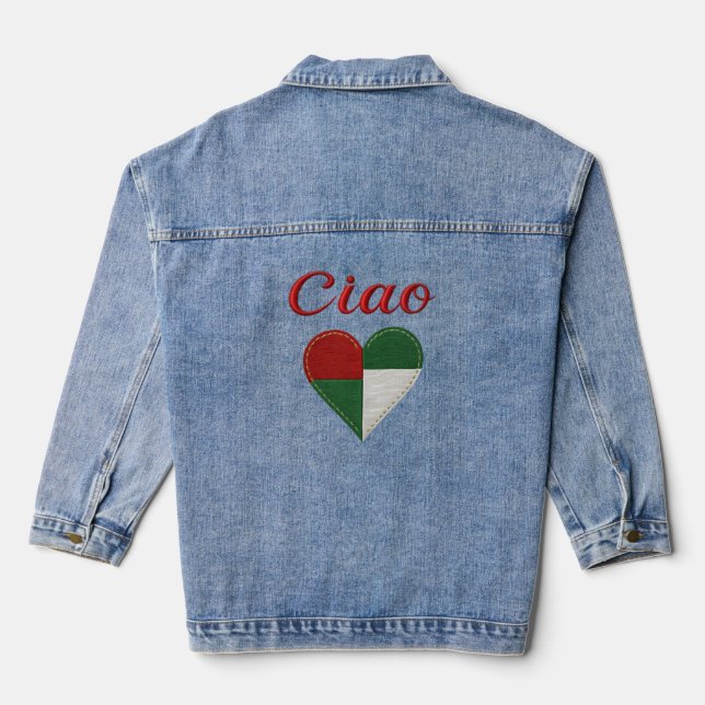 Ciao Italia Denim Jacket (Back)
