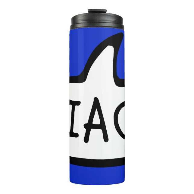 CIAO! Italian Greeting, Hello, Speech Bubble Thermal Tumbler (Front)