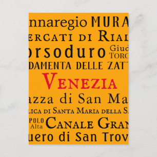 Ciao Venezia! Postcard