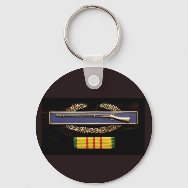 CIB and ribbon key chain (Front)