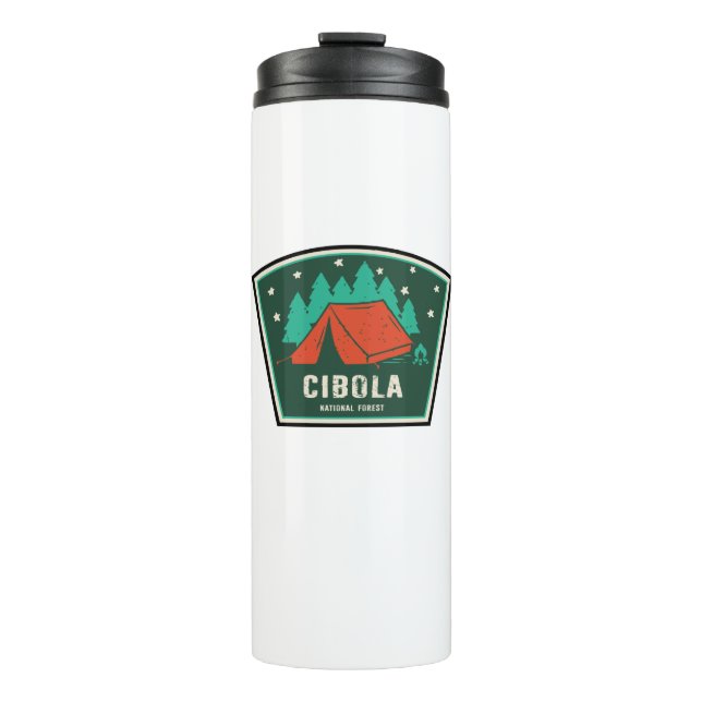 Cibola National Forest Camping Thermal Tumbler (Front)