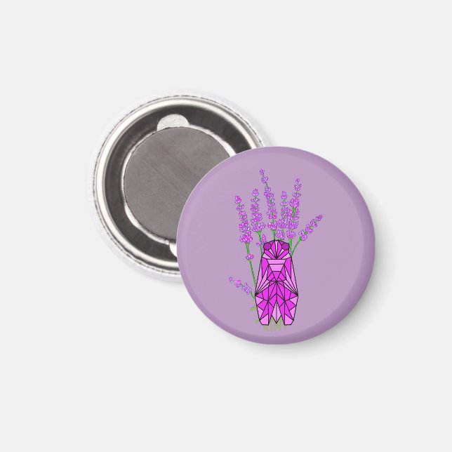 Cicada and Lavender. Provence Magnet (Front/Back)