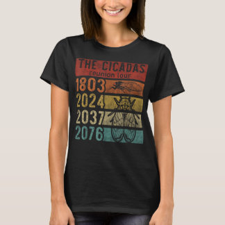 Cicada Brood XIII XIX Summer  Reunion Tour Swarm C T-Shirt