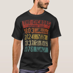 Cicada Brood XIII XIX Summer Reunion Tour Swarm C T-Shirt