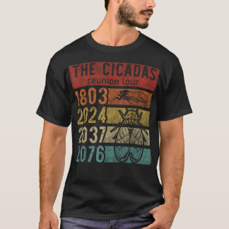 Cicada Brood XIII XIX Summer  Reunion Tour Swarm C T-Shirt