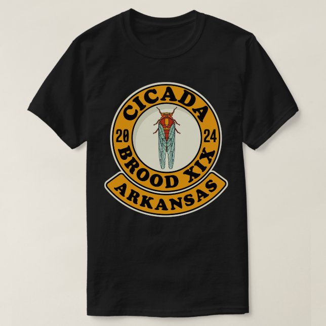 Cicada Brood XIX Arkansas T-Shirt (Design Front)