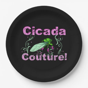 Cicada Bug - Cute Insect Lover Paper Plate